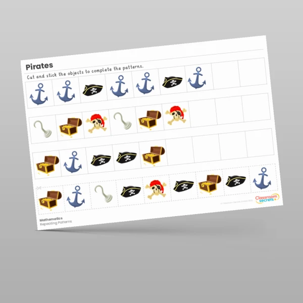 An image of the Pirates Maths Activities Resource