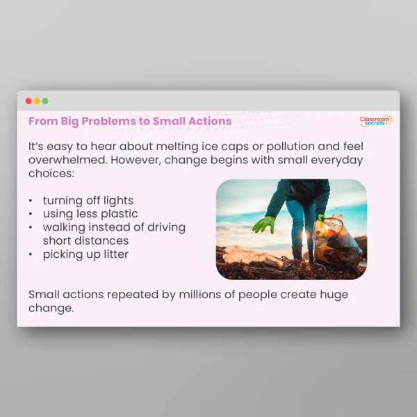 An image of the Earth Day Whole School Assembly Resource