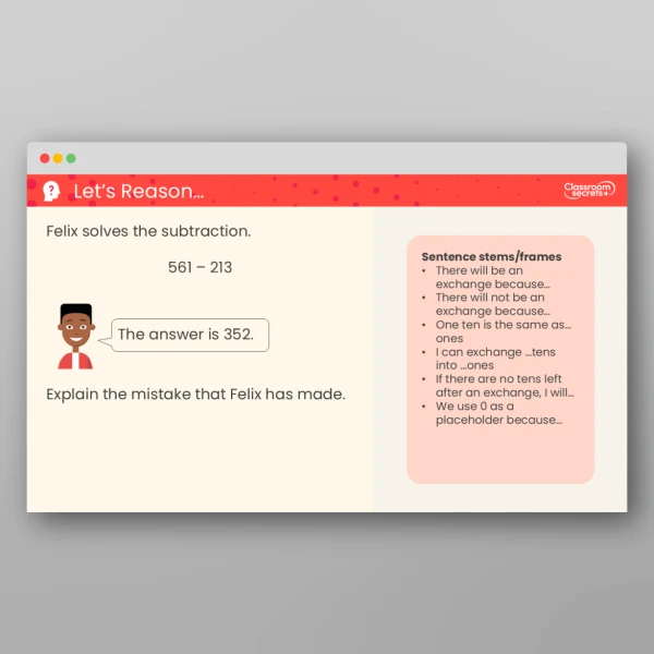 An image of the Subtract Two Numbers (Across a 10) Teaching PPT Resource