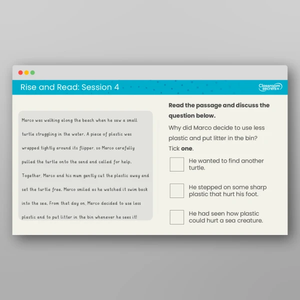 An image of the Rise and Read Greta Thunberg Resource
