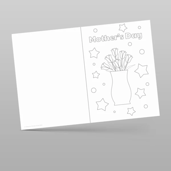 An image of the Mother's Day and Special People Card Template Resource