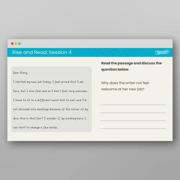 An image of the Rise and Read Katherine Johnson Resource