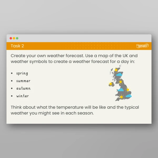 An image of the Free Lesson 2: What is the Weather Like in the Different Seasons? Resource