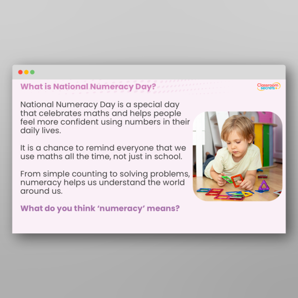National Numeracy Day Whole School Assembly Resource | Classroom Secrets