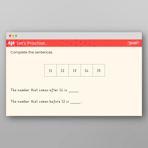 An image of the Count within 20 Teaching PPT Resource