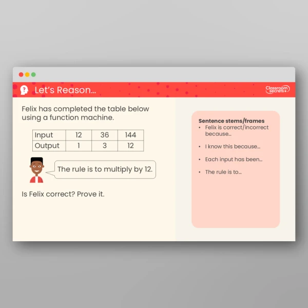 An image of the 1-Step Function Machines Teaching PPT Resource