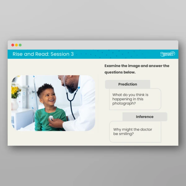 An image of the Rise and Read The NHS Resource