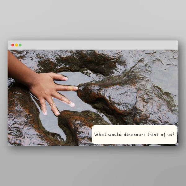 An image of the Dinosaurs I Wonder Discussion Prompts Resource