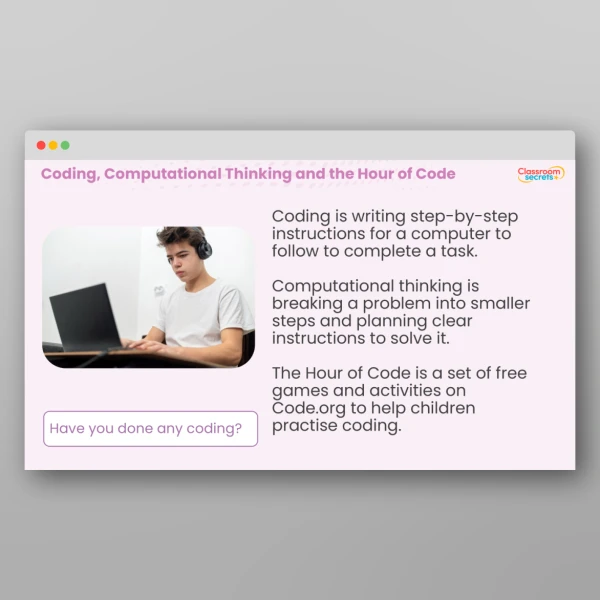 An image of the Computer Science Education Week Whole School Assembly PowerPoint Resource