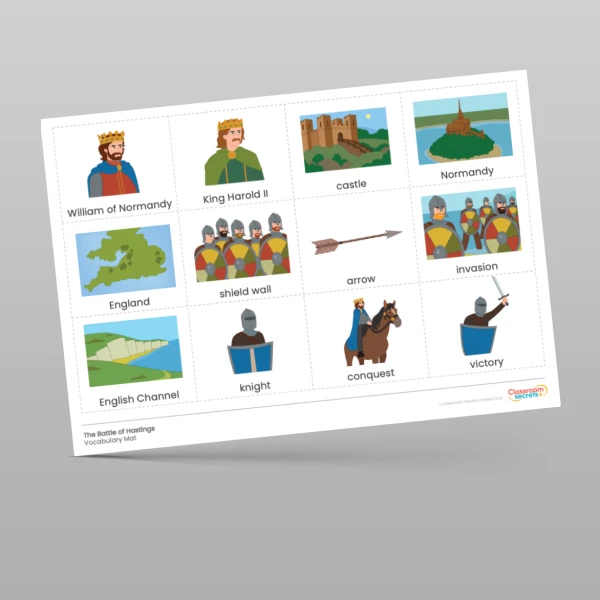 An image of the The Battle of Hastings Vocabulary Resource
