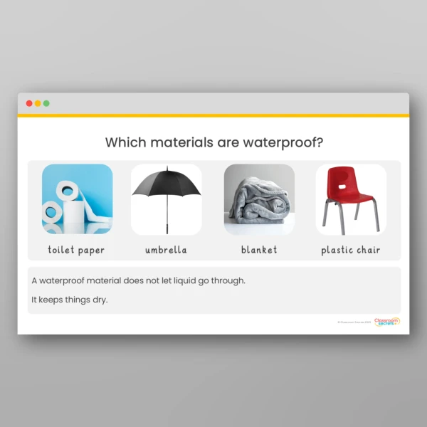 An image of the Everyday Materials Display Pack Resource