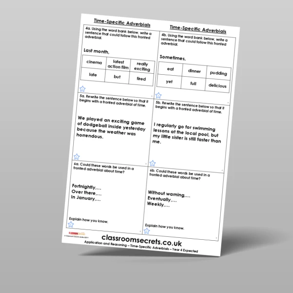 An image of the Time-Specific Adverbials Application and Reasoning Resource