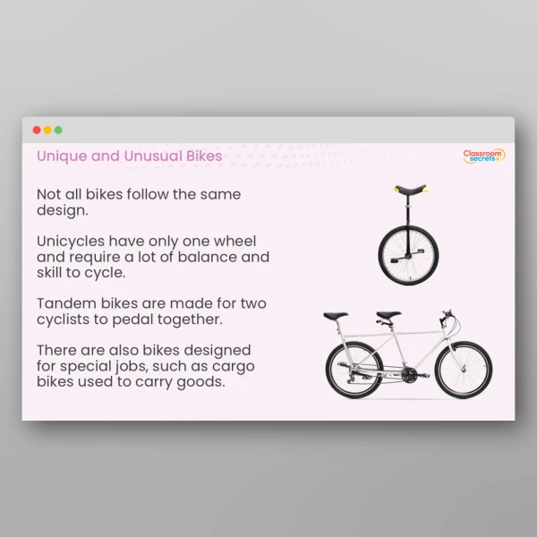 An image of the The History of Bikes PPT Resource