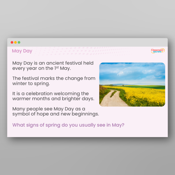 May Day Program Sample May Day Whole School Assembly Ppt Resource | Classroom Secrets
