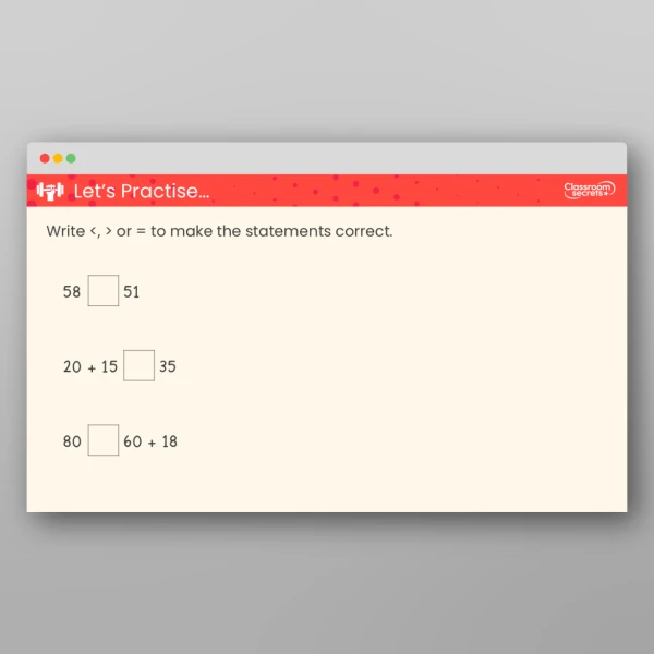 An image of the Compare Numbers Teaching PPT Resource