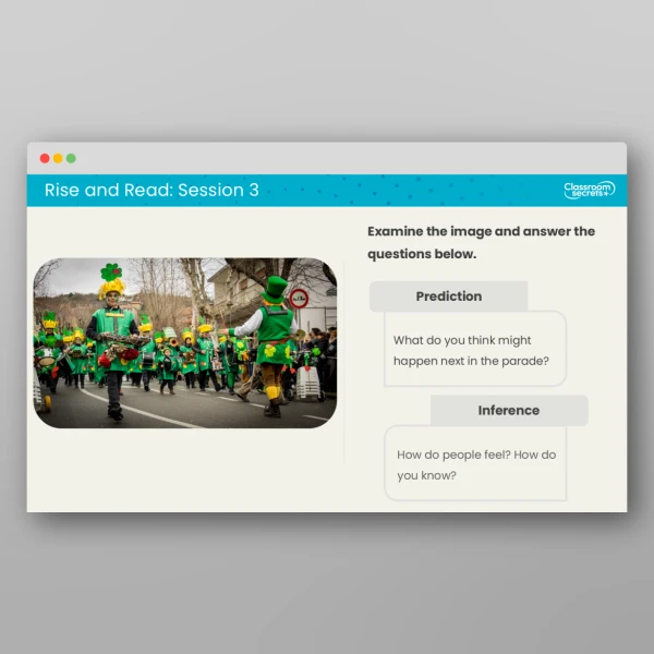 An image of the Rise and Read St Patrick's Day Resource