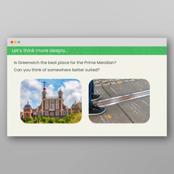 An image of the UKS2 Prime Meridian and Longitude PPT Resource