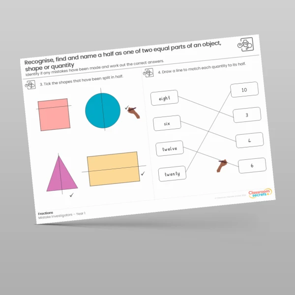 An image of the Fractions Mistake Investigators Resource