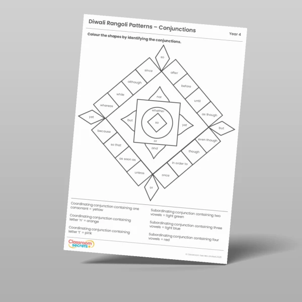 An image of the Diwali GPS Rangoli Patterns Resource