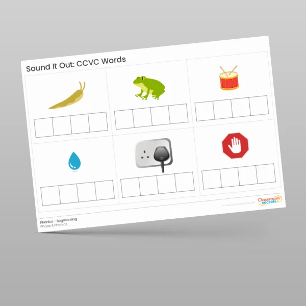An image of the Phonics Sound It Out: CCVC Resource