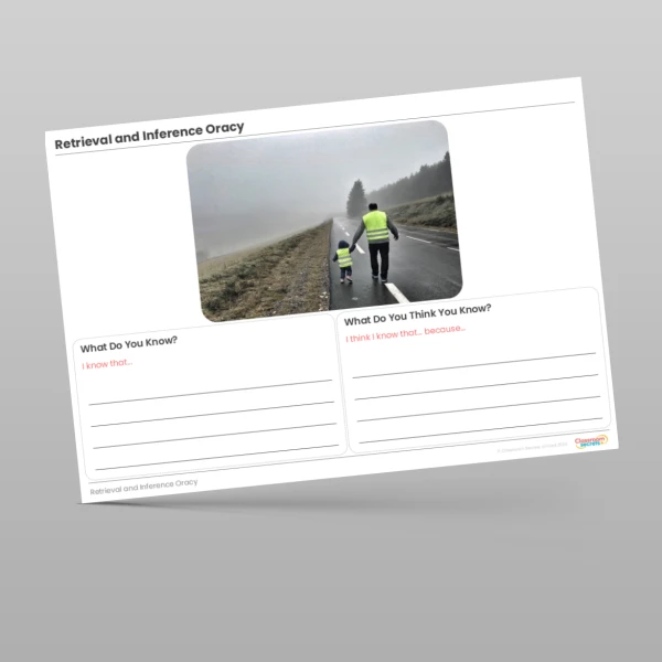 An image of the Retrieval and Inference Oracy Set 3 Worksheet Resource