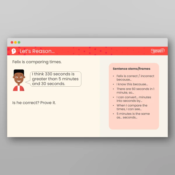 An image of the Minutes and Seconds Teaching PPT Resource