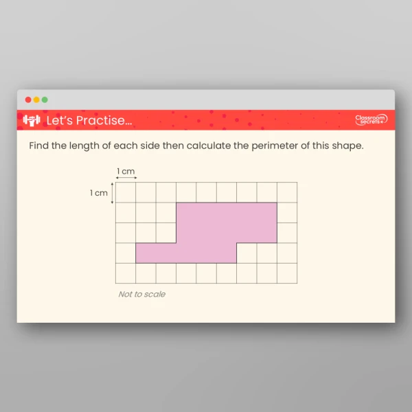 An image of the Perimeter on a Grid Teaching PPT Resource