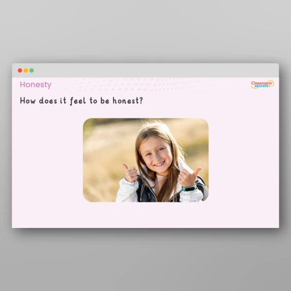 An image of the Values - Honesty Resource