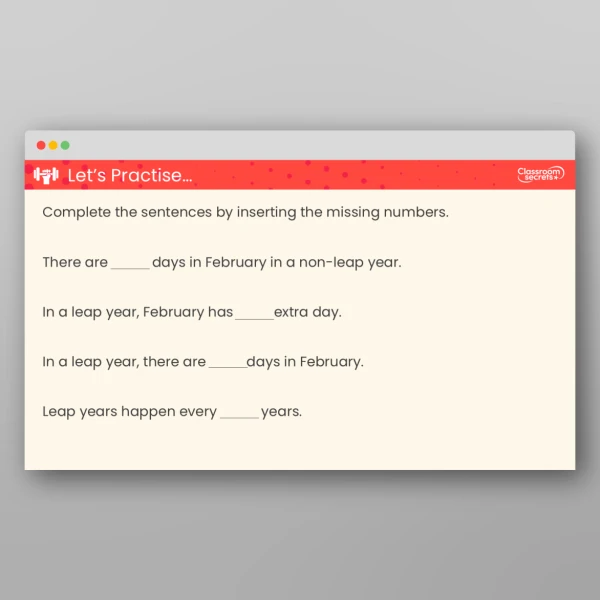An image of the Years, Months and Days Teaching PPT Resource