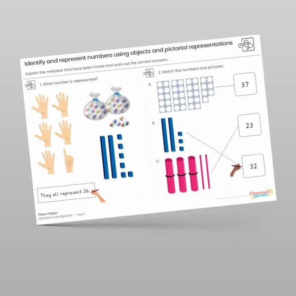 An image of the Place Value Mistake Investigators Resource