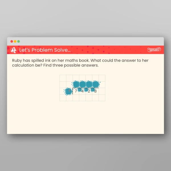 An image of the Divide a 4-Digit Number by a 1-Digit Number Teaching PPT Resource