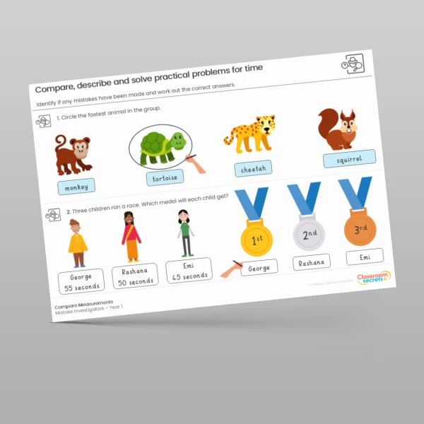 An image of the Compare Measurements Mistake Investigators Resource
