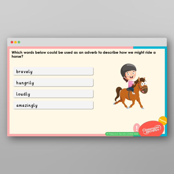 Year 2 Consolidating Adverbs Teaching Ppt Resource | Classroom Secrets