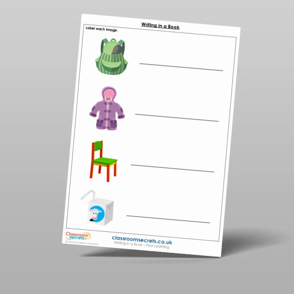 An image of the Writing in a Book Prior Learning Resource