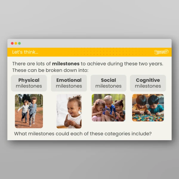 An image of the Lesson 3: How Do Children Develop? Investigation Resource