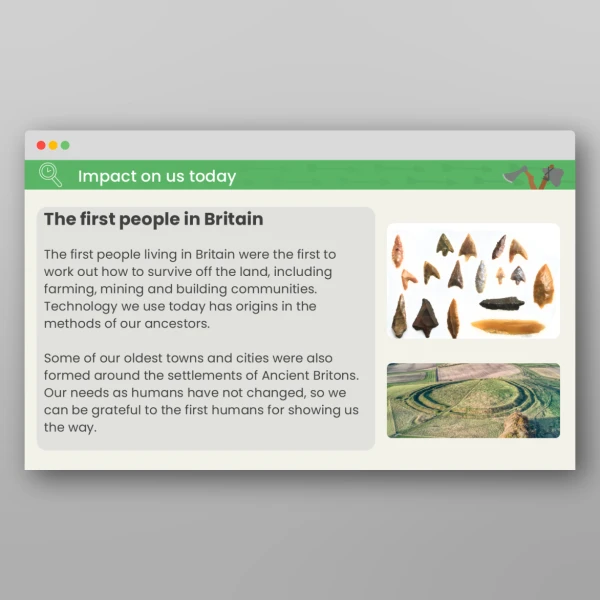 An image of the Stone Age to Iron Age What Do We Know about Prehistoric Britain? PPT Resource