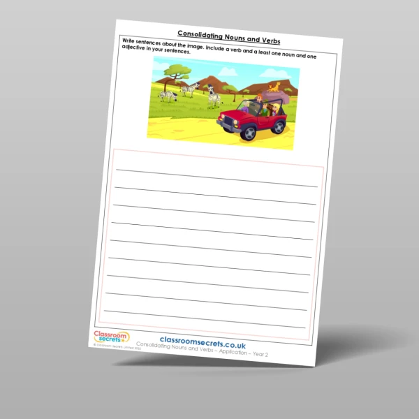 An image of the Consolidating Nouns and Verbs Application Resource