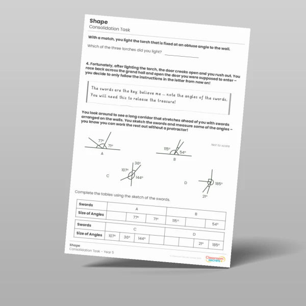 An image of the Shape Consolidation Task Resource