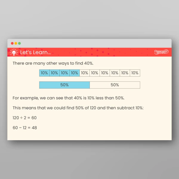 An image of the Percentage of an Amount - Multi-Step TPP Resource