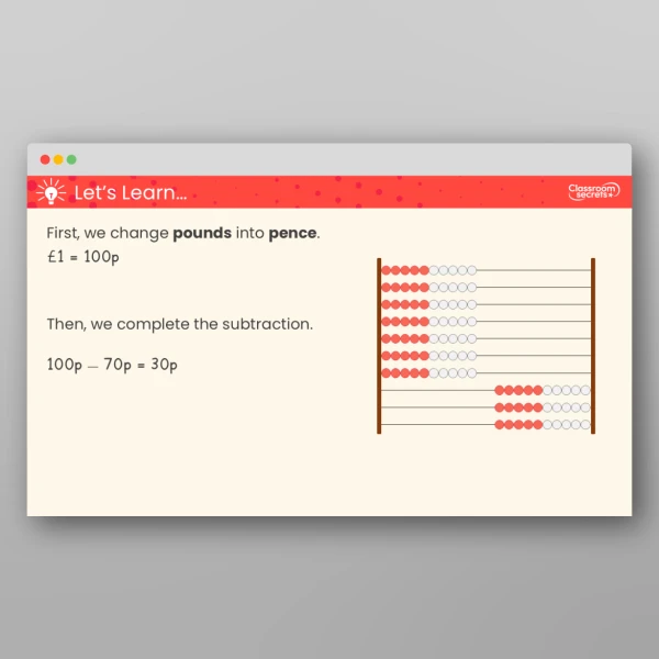 An image of the Find Change Teaching PPT Resource