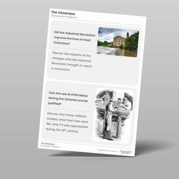An image of the The Victorians Discussion Problems Resource