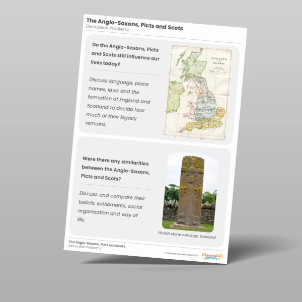 An image of the The Anglo-Saxons, Picts and Scots Discussion Problems Resource