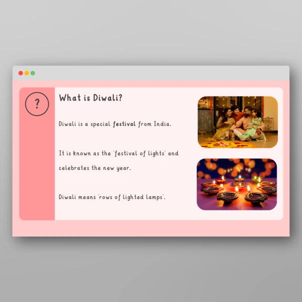 An image of the Diwali Introductory PPT Resource