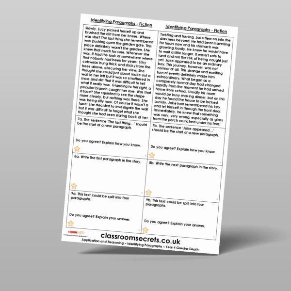An image of the Free Identifying Paragraphs Application and Reasoning Resource