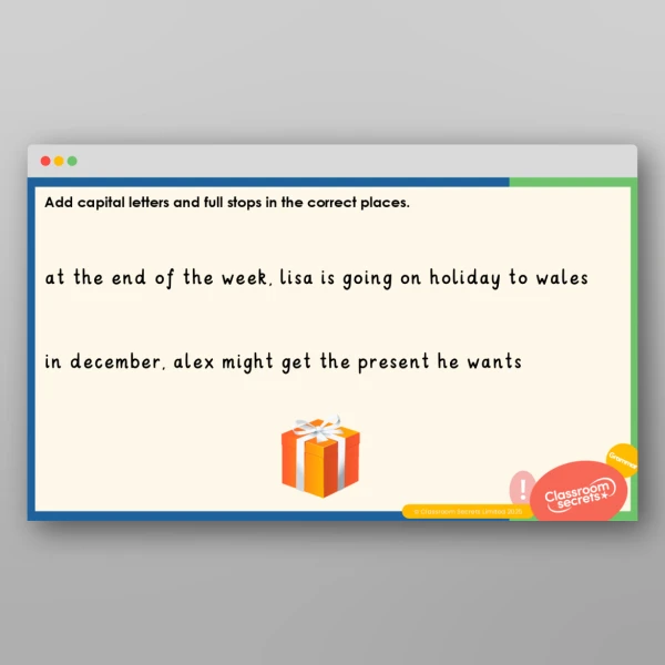 An image of the Recognising and Forming Capital Letters Teaching PPT Resource