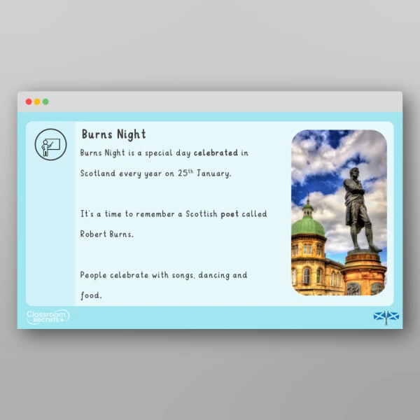 An image of the Burns Night Introductory PPT Resource