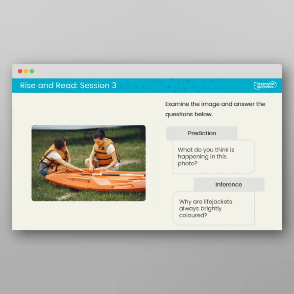 An image of the Rise and Read The Titanic Resource
