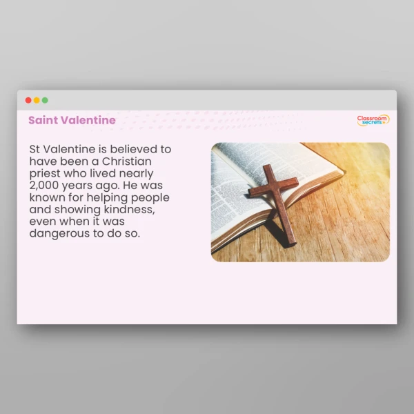 An image of the Valentine's Day KS1 Assembly Resource