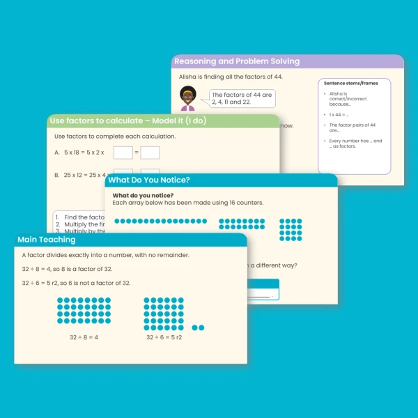 Year 5 Factors Multiplication and Division A Teaching PowerPoint
