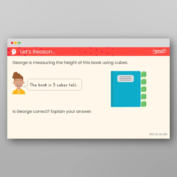An image of the Measure Length Using Objects Teaching PPT Resource